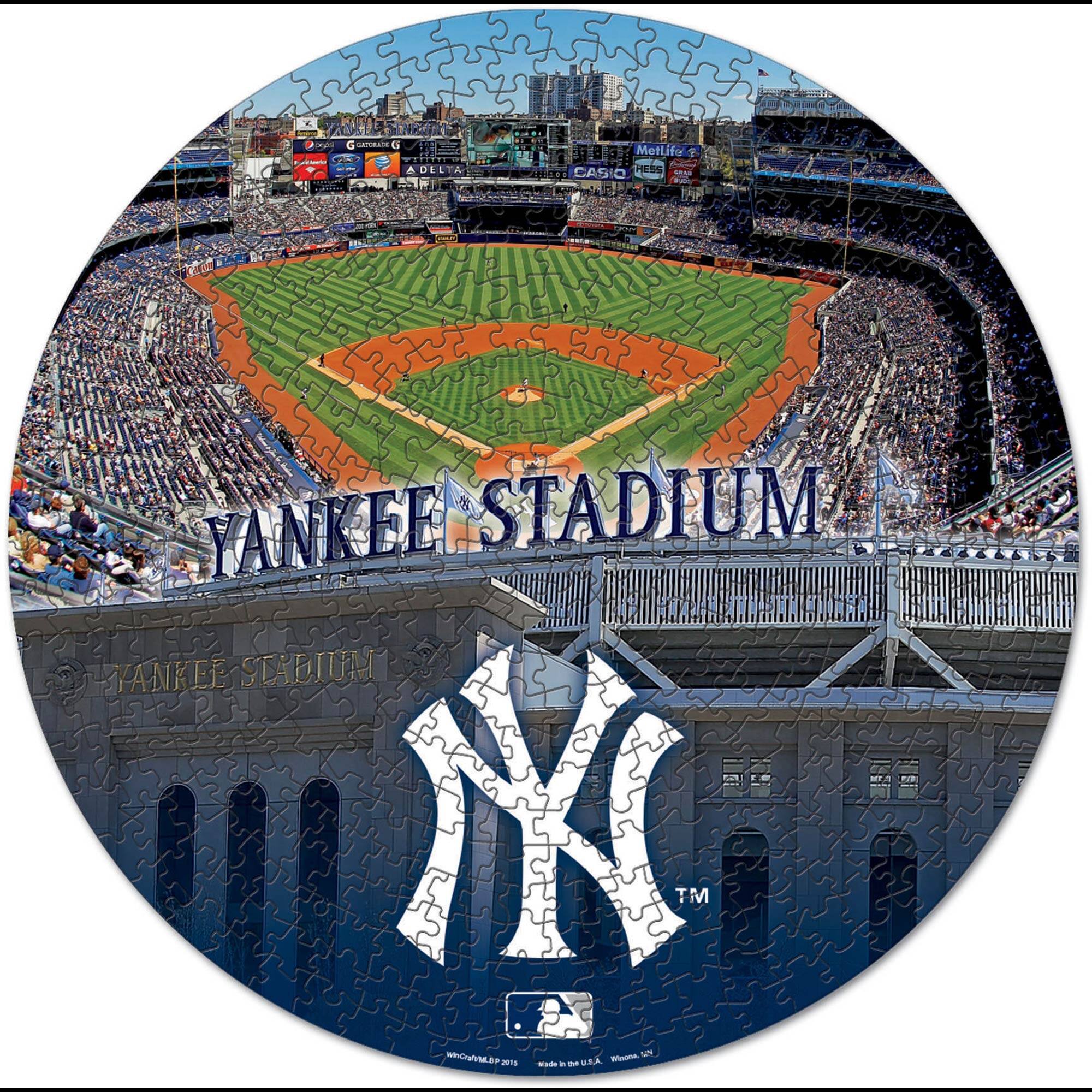 WinCraft - New York Yankees Round 500-Piece Puzzle - Multicolor