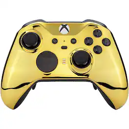 Custom Controllerzz - Custom Elite Series 2 Wireless Controller for Xbox Series X, Xbox Series S, Xbox One - Gold Chrome