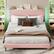 Front. Bestier - King Size Upholstered Platform Bed Frame with LED Lighting and Adjustable Storage Headboard for Bedroom - Pink.