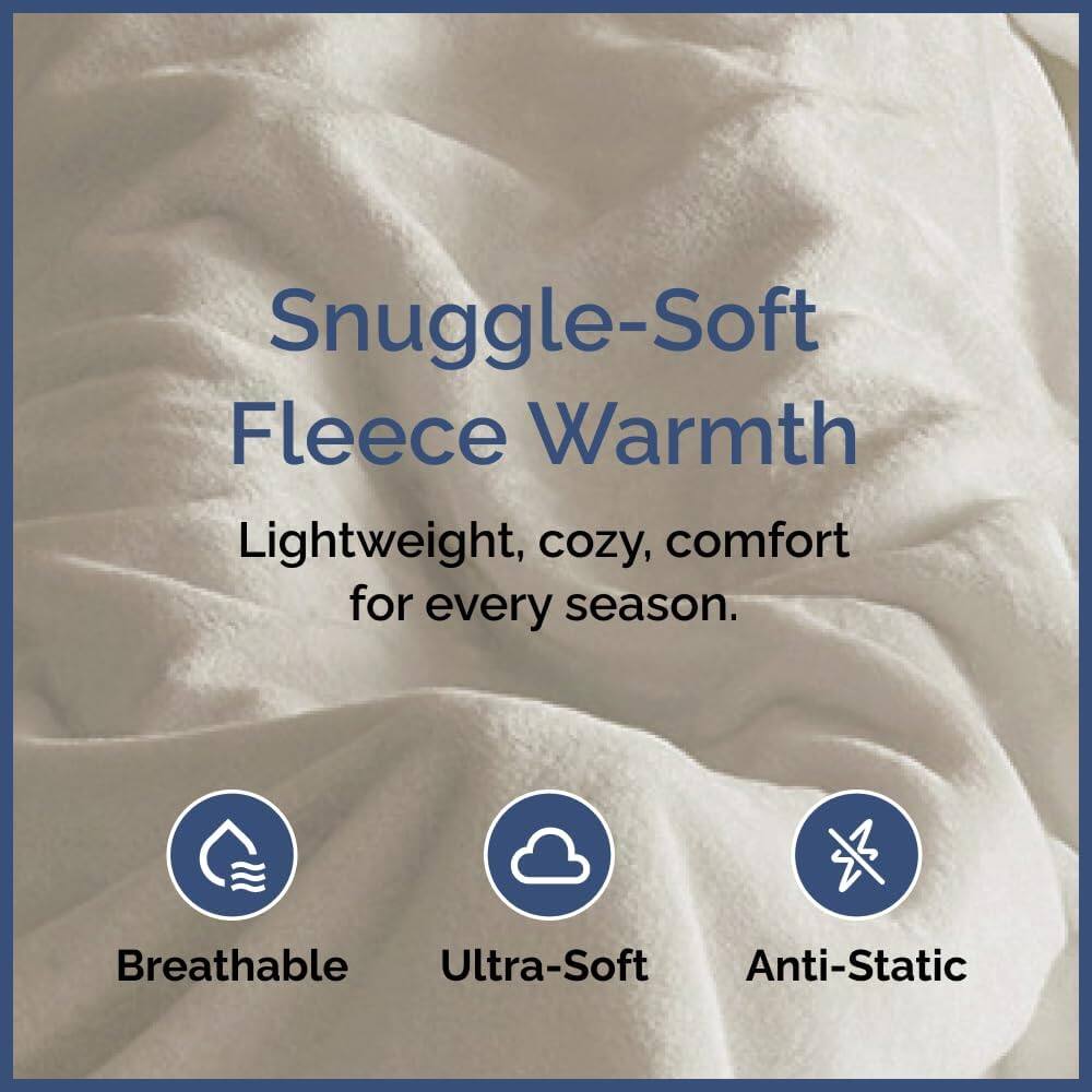Snuggle-Soft Fleece Warmth  
Lightweight, cozy, comfort for every season.  

- Breathable  
- Ultra-Soft  
- Anti-Static