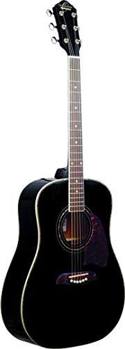 Alt View 5. Oscar Schmidt - Oscar Schmidt OG2B-A Dreadnought Acoustic Guitar. Black - Transparent Blue.