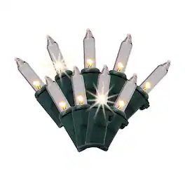 Celebrations - Classic LED T5 Warm White 105 ct String Christmas Lights 26 ft.