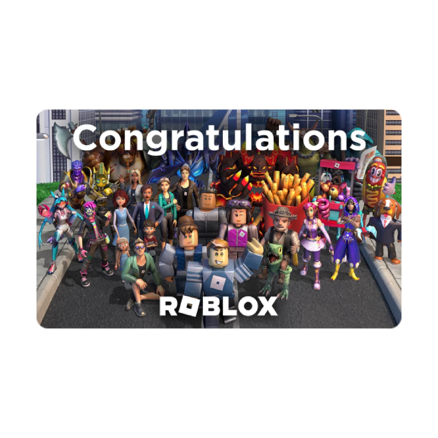 Roblox - $25 Congratulations Digital Gift Card [Includes Virtual Item] [Digital]