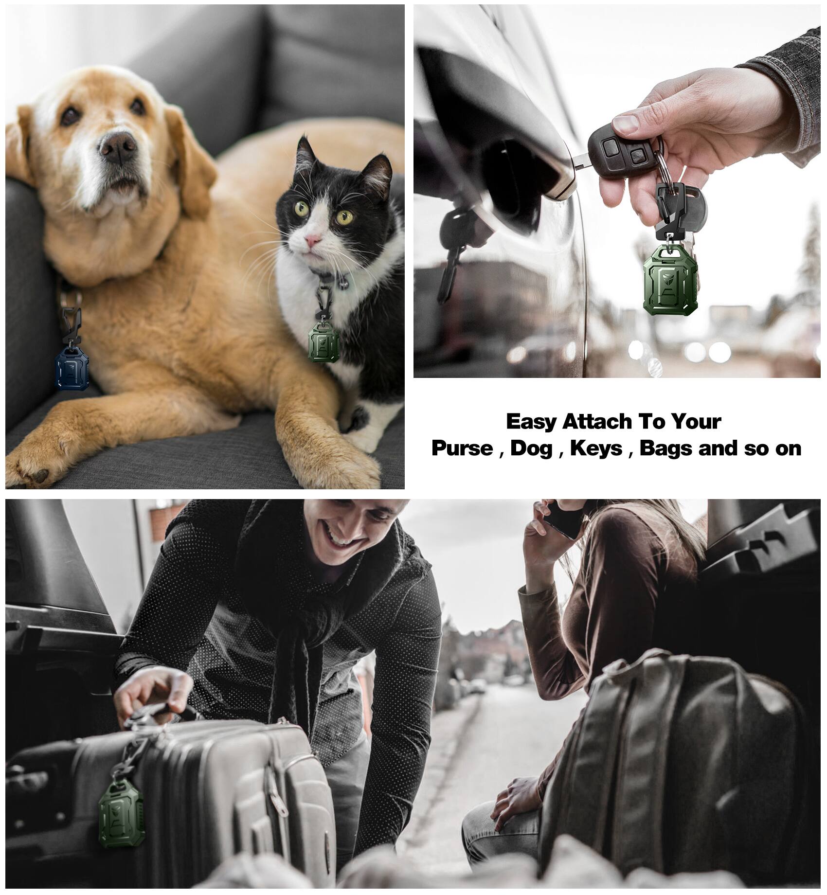 Easy Attach To Your Purse, Dog, Keys, Bags and so on