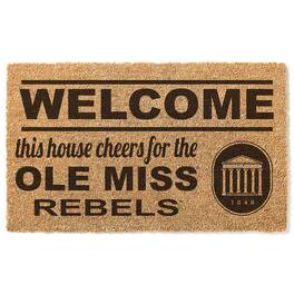 Jardine - Ole Miss Rebels 18" x 30" Welcome Doormat - Brown