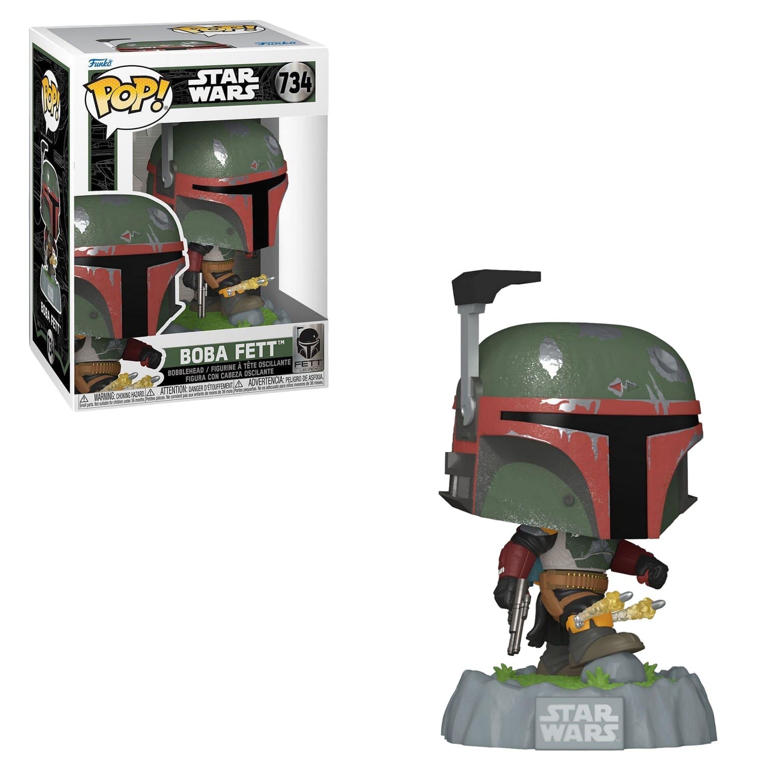 Funko Pop! Star Wars - Boba Fett with Rockets - Multicolor