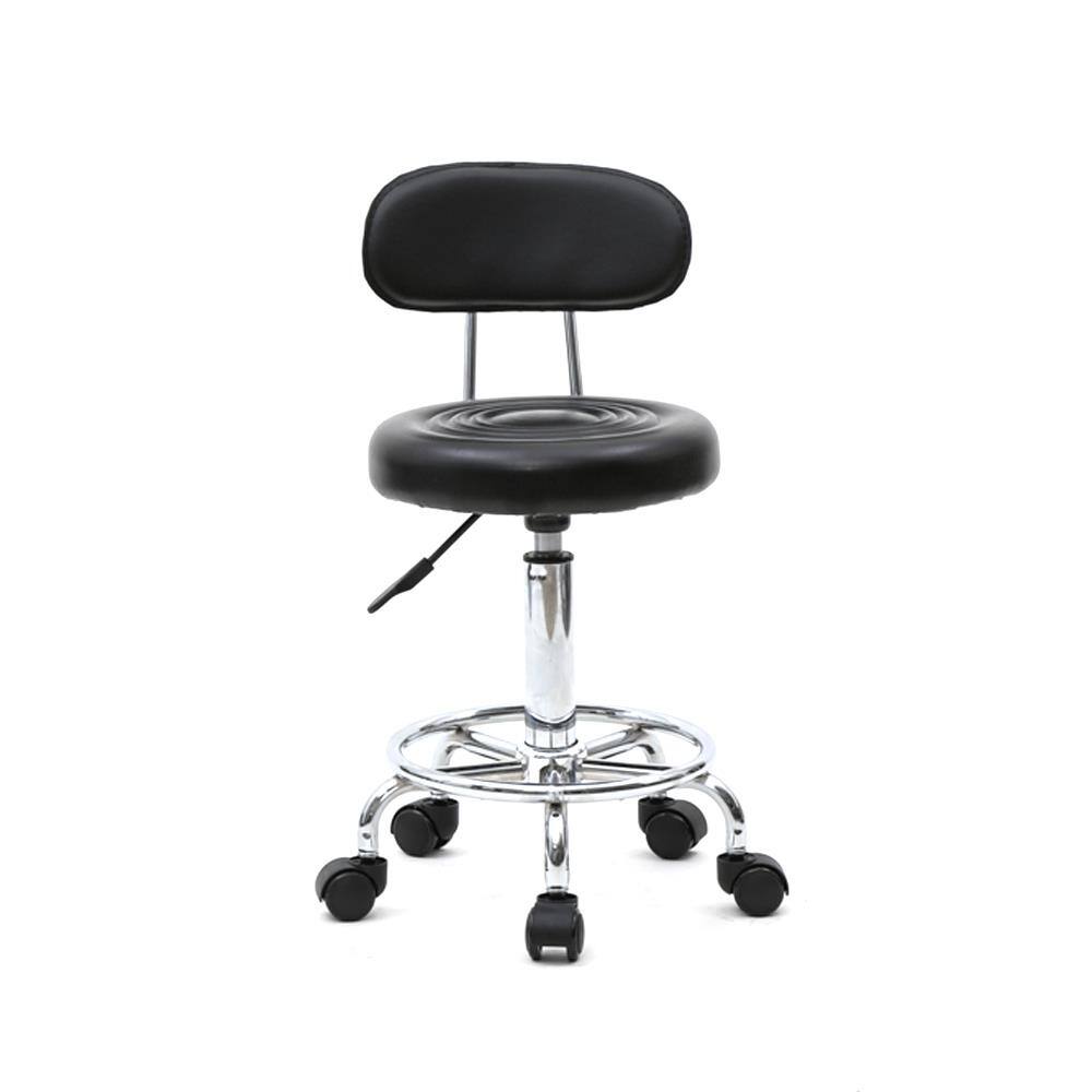 Angle. Winado - Rolling Garage Stool Adjustable Mechanic Work Shop Seat Salon Swivel Chair Office Chair - Black.