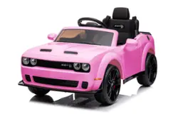 Best Rideon Cars - Dodge Challenger 12V Pink - Pink - Front_Zoom