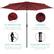 - **UV PROTECTION**
Fabric shade is UPF50 certified to diffuse sunlight
- **DURABLE**
Powder-coated steel withstands wear over time
- **BUILT-IN CRANK**
Pulley-assisted crank opens and closes the umbrella
- **PUSH-BUTTON TILT**
Freely adjust the angle with a locking tilt joint