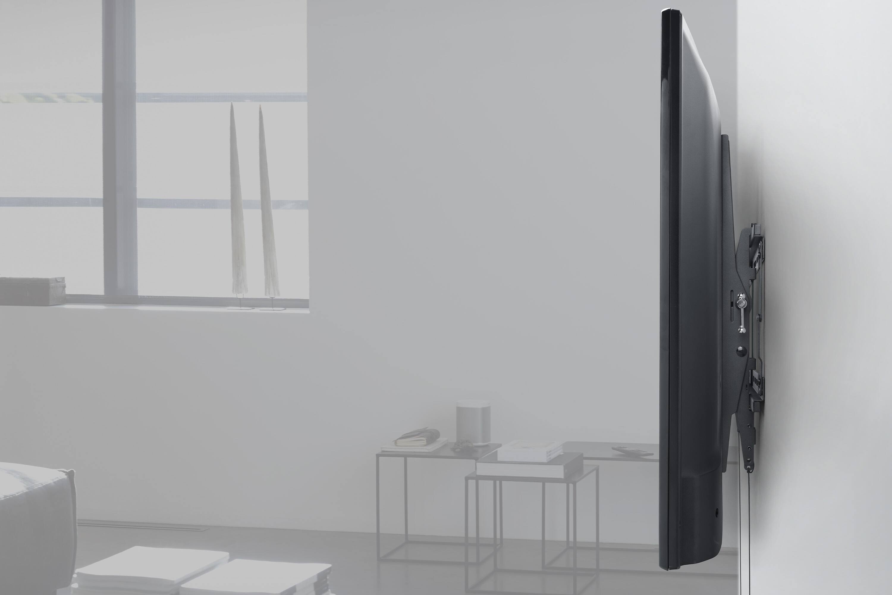 Alt View 3. One for All - TV BRACKET, SOLID TILT, VESA 600, US - Black.