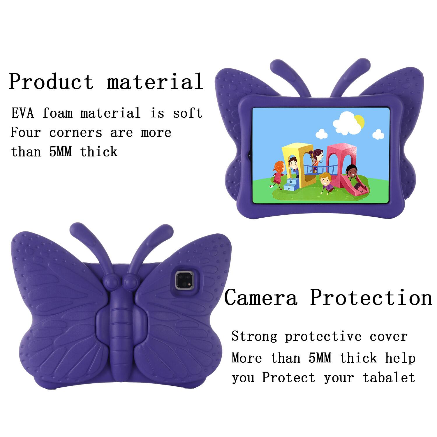 Product material  
EVA foam material is soft  
Four corners are more than 5MM thick  

Camera Protection  
Strong protective cover  
More than 5MM thick help you Protect your tablet