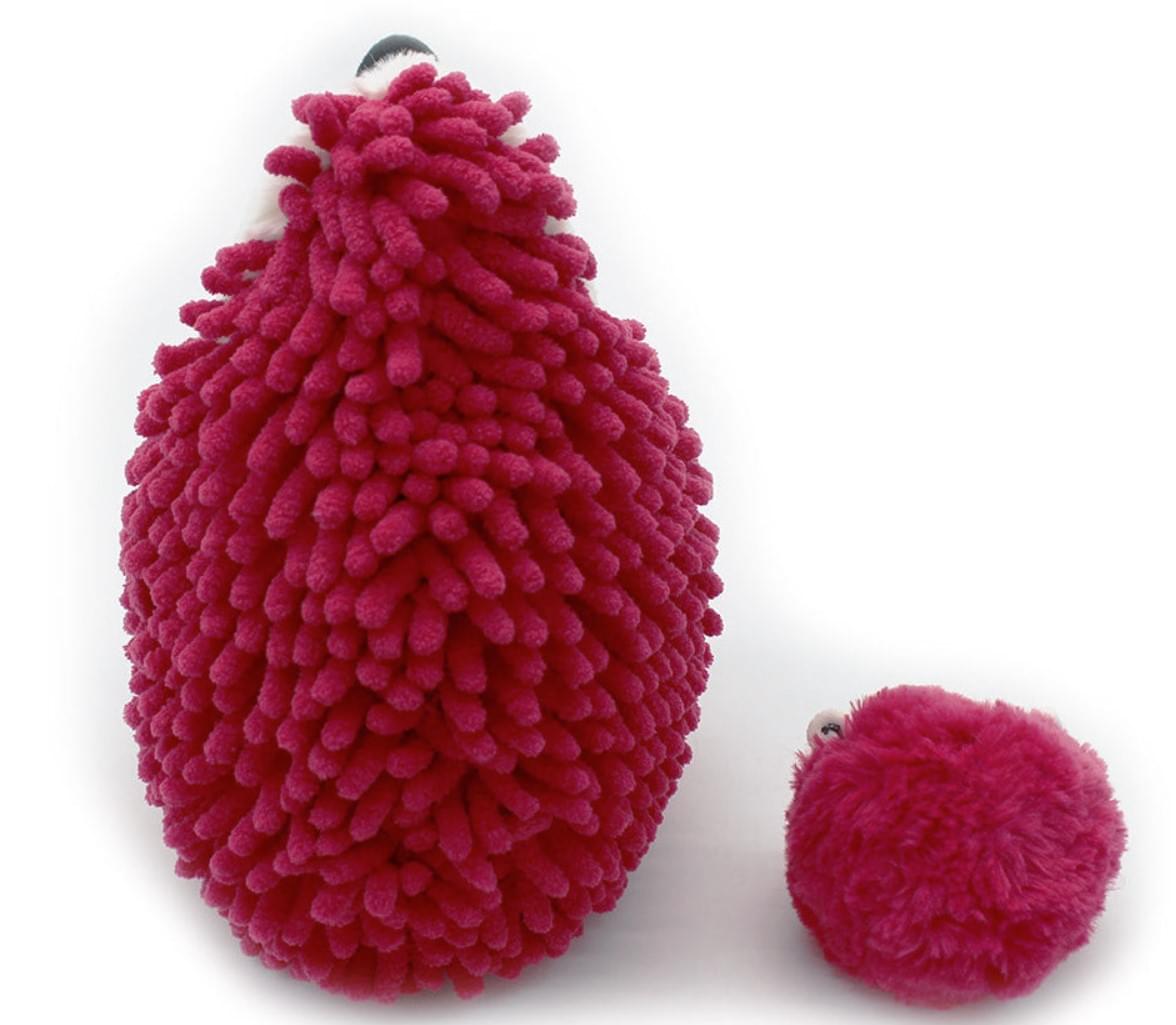 Alt View 10. TriAction Toys - Les Delingos Ptipotos Mom and Baby Hedgehog | Red - Red.