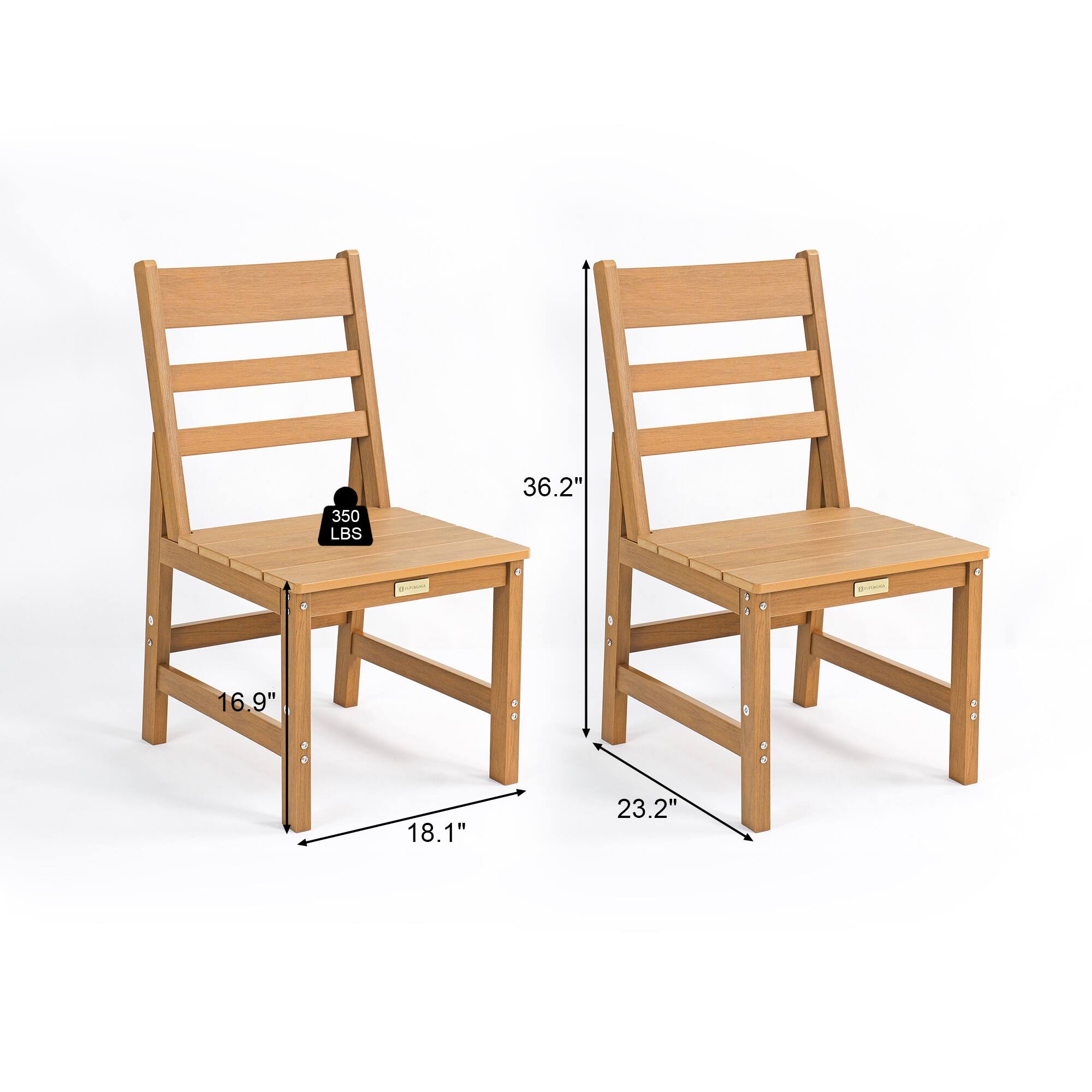 350 LBS  
36.2"  
16.9"  
18.1"  
23.2"