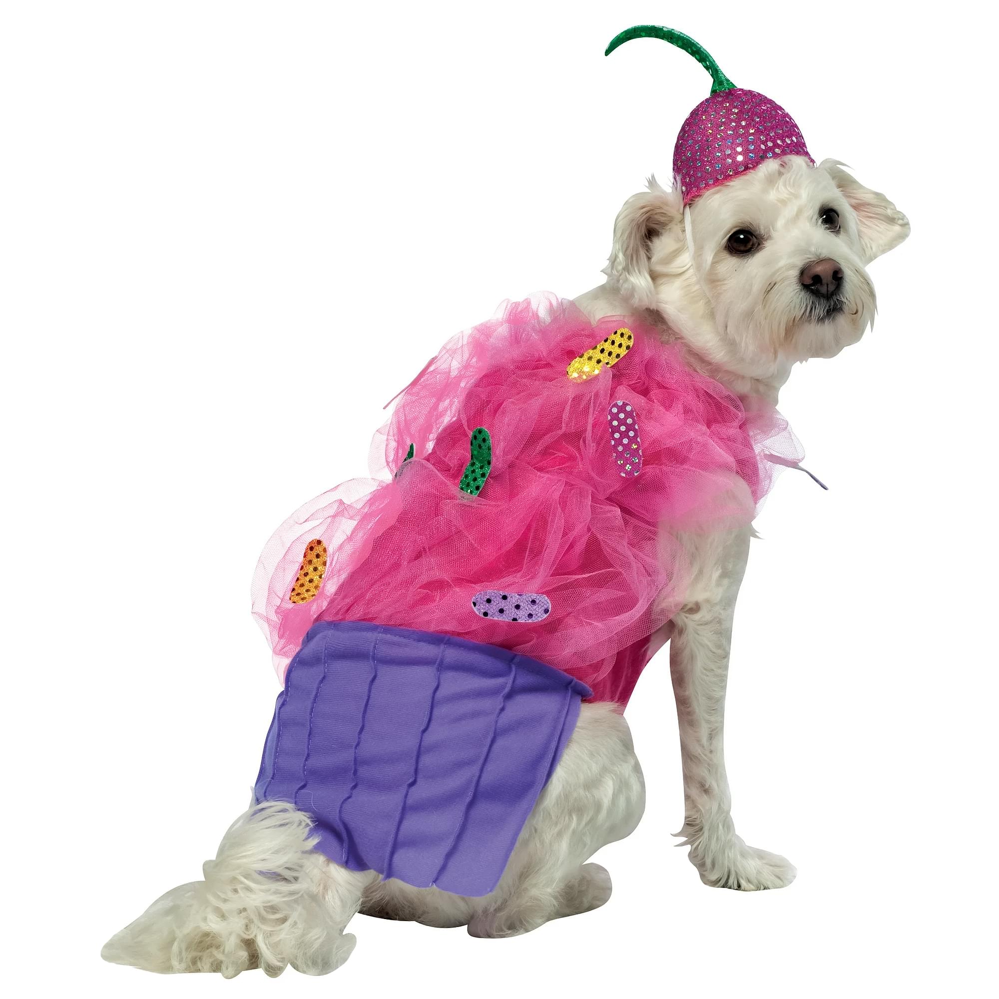 Alt View 1. Rasta Imposta - Cupcake Dog Pet Costume | X-Large - Multi-Colored.