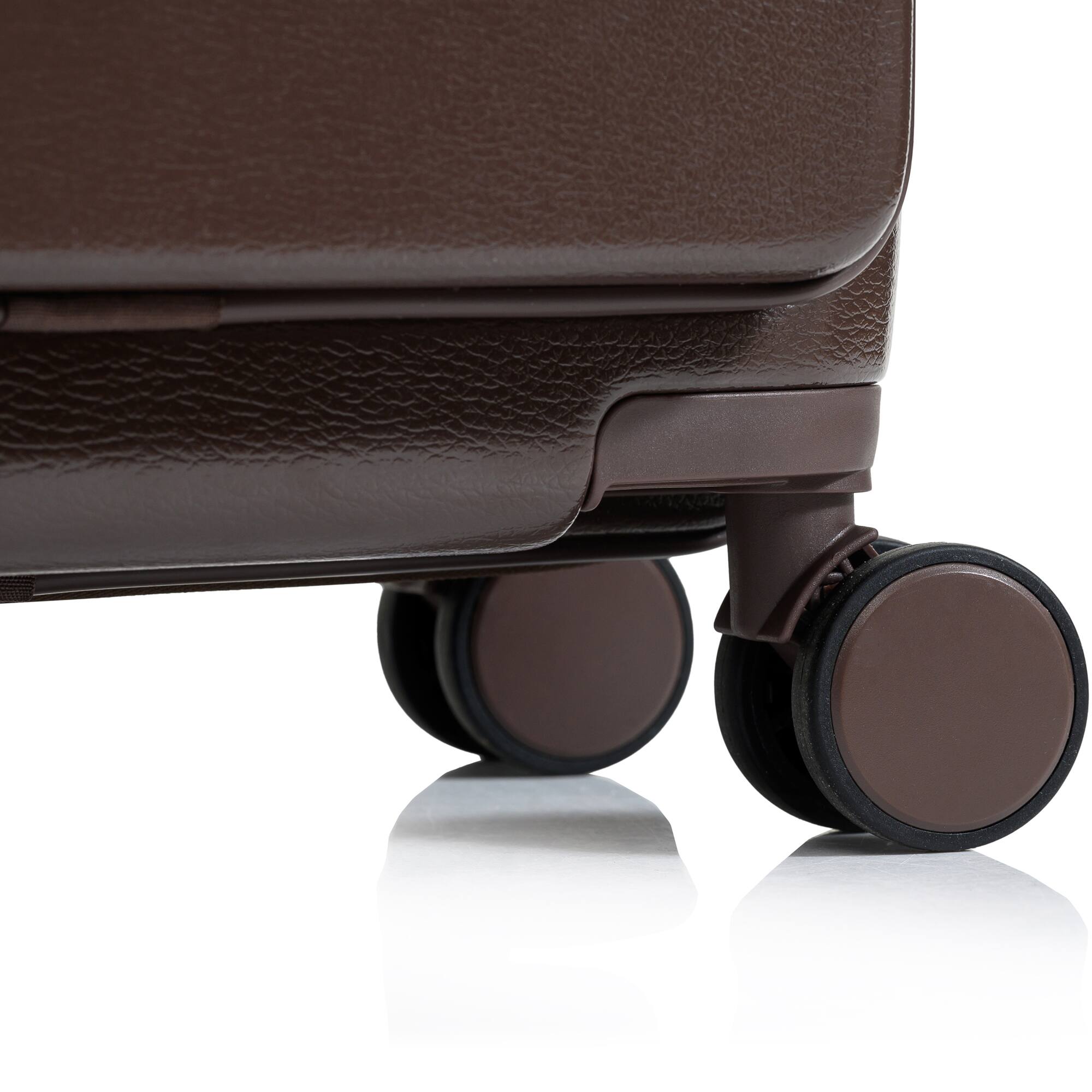 Champs Onyx Collection Carry on Luggage Case Brown - Best Buy