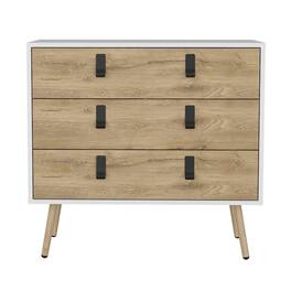 TuHome - Huna Dresser Macadamia MDF - White