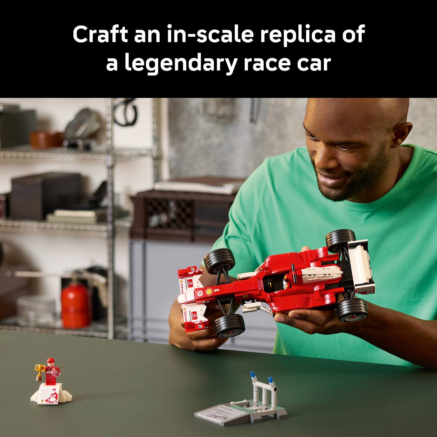 Craft an in-scale replica of a legendary race car