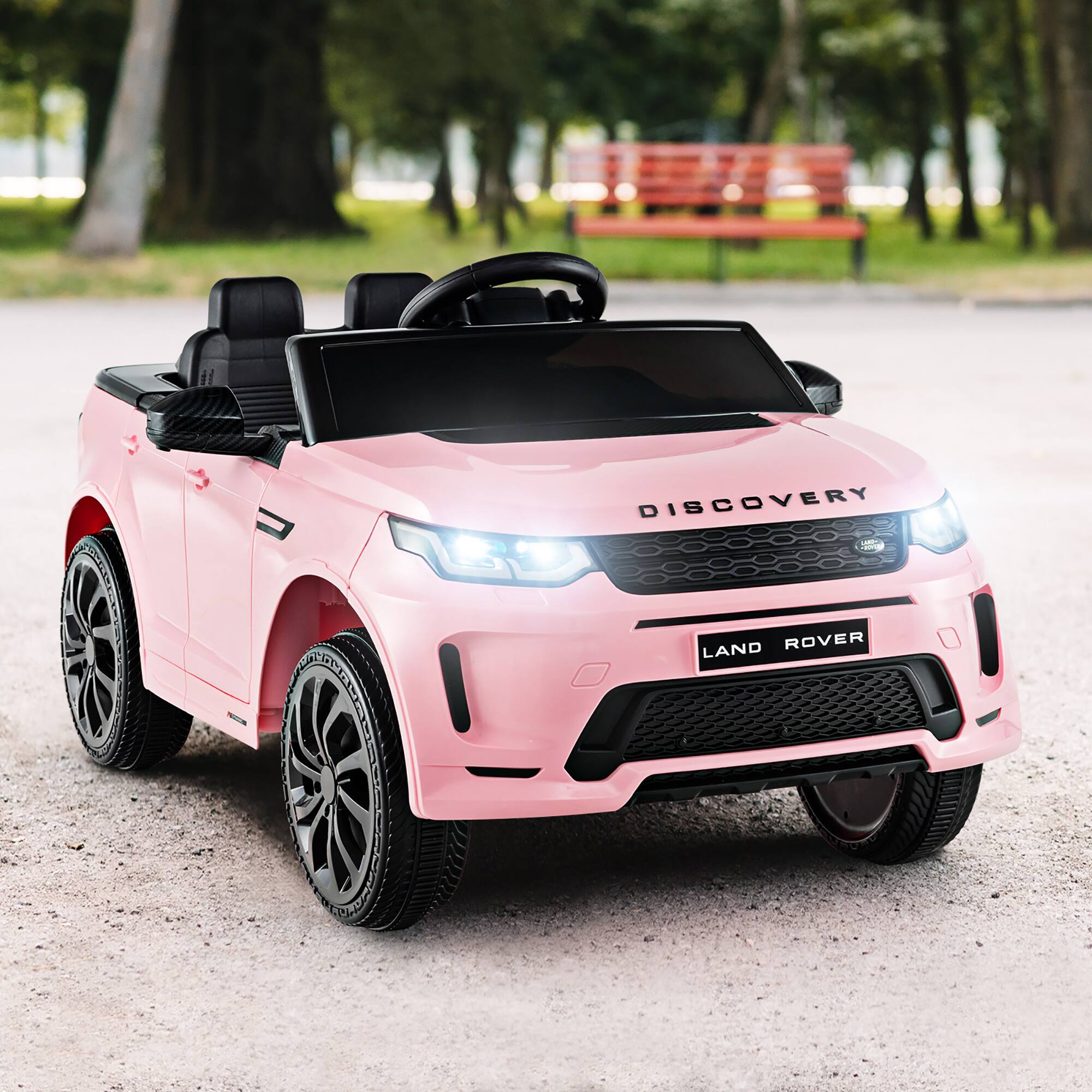 Gymax 12V Kids Ride On Car Licensed Land Rover Electric Vehicle w ...
