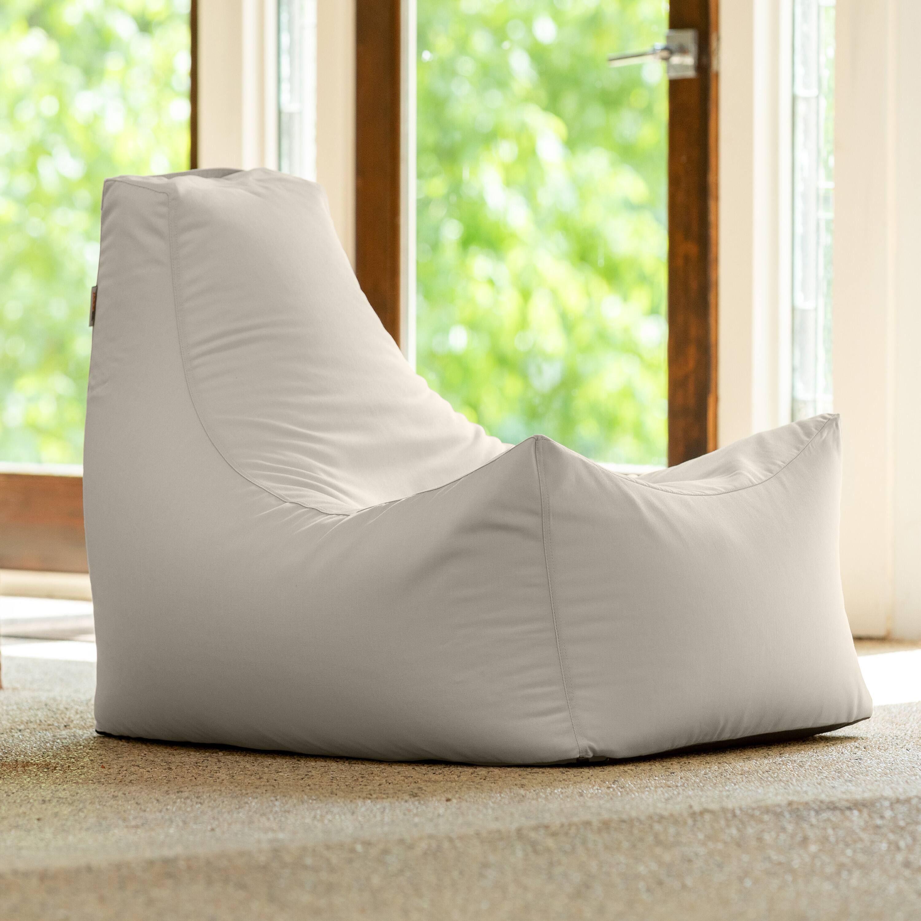 Alt View 1. Jaxx - Jaxx Juniper Outdoor Bean Bag Patio Chair & Poolside Lounge, Flax - Flax.