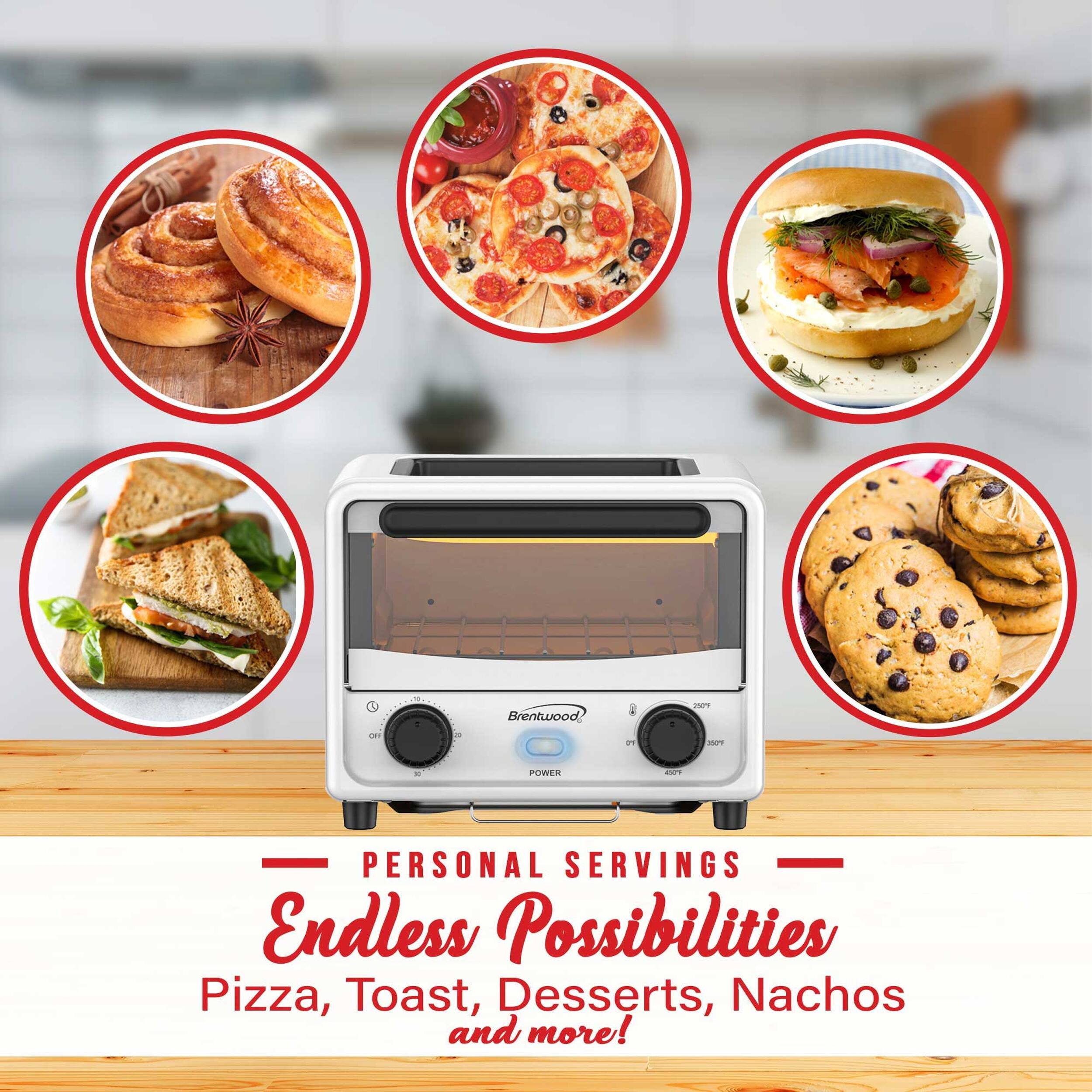 1 T - d i Brentwood T. . H0. - - POWER . PERSONAL SERVINGS Endless Possibilities Pizza, Toast, Desserts, Nachos and more!