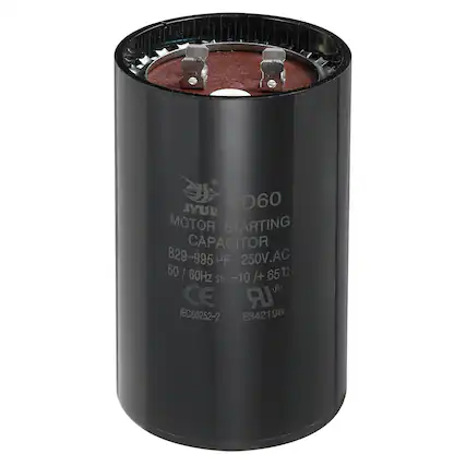 B SUYL CD60 MOTOR STARTING CAPACITOR 829-995 µF 250V.AC 50 / 60Hz S1E -10 / +65°C CE IEC60252-2 E342198