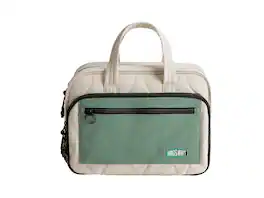 Bagsmart - Paz Hanging Waterproof Travel Toiletry Bag, Multi-Compartment Organizer with 360° Hook for Travel & Daily Use - Celadon