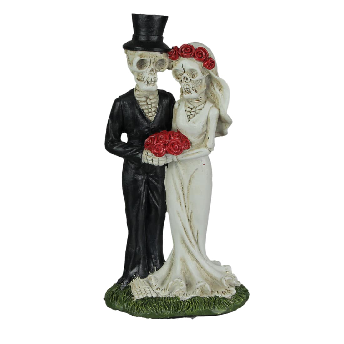 Everspring Import Co. - Love Eternal Skeleton Bride Groom Couple Figurine Wedding Decor Resin Statue - Multicolored
