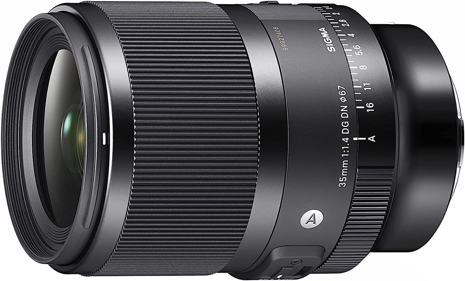 99927406 / 1  
2.8 4 SIGMA 5.6 8 11 16 DN DG  
A 1:1.4 35mm A  
35mm 1:1.4 DG DN | Ø67  
SIGMA