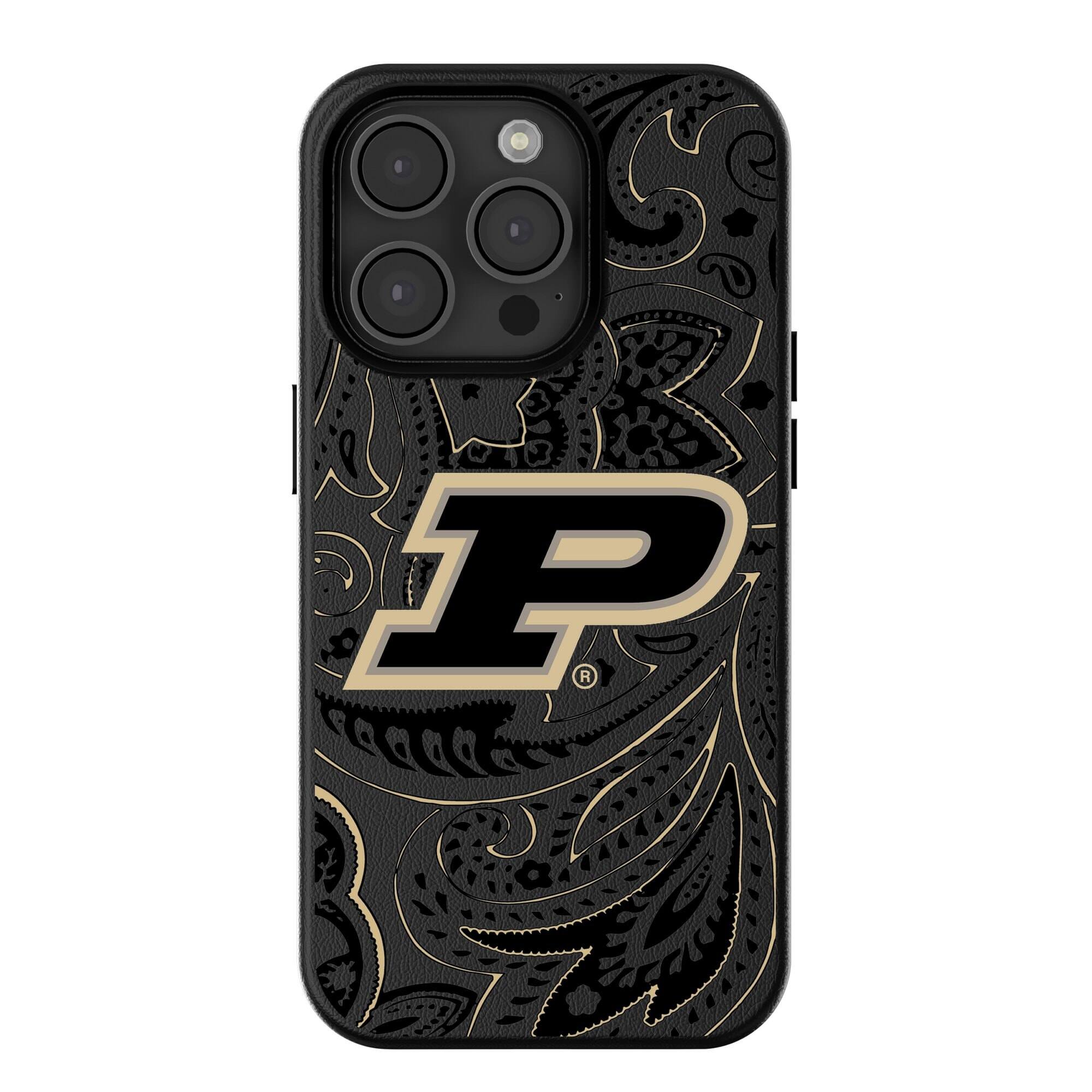 Keyscaper - NCAA - Purdue Boilermakers Paisley iPhone Magnetic Bump Case - 15 Pro - Black price history on PriceWatchPro