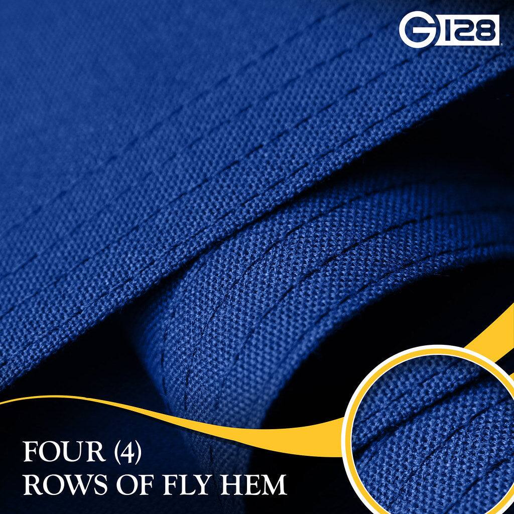 G 128 128 FOUR (4) ROWS OF FLY HEM