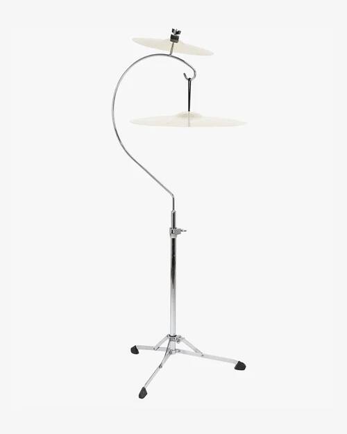 Angle. Gibraltar Hardware - 8000 Series Flat Base Suspended Cymbal Stand, with Low Mass Design, and Secondary Cymbal Post.