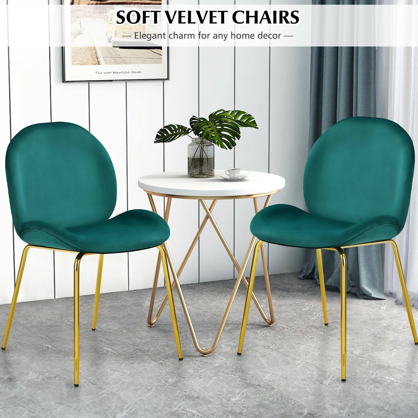 SOFT VELVET CHAIRS  
Elegant charm for any home decor