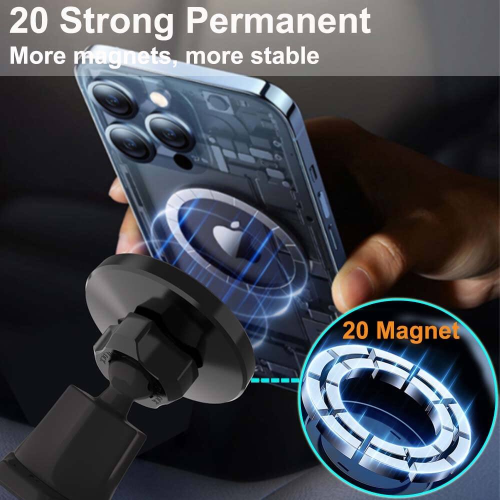 20 Strong Permanent  
More magnets, more stable  

20 Magnet