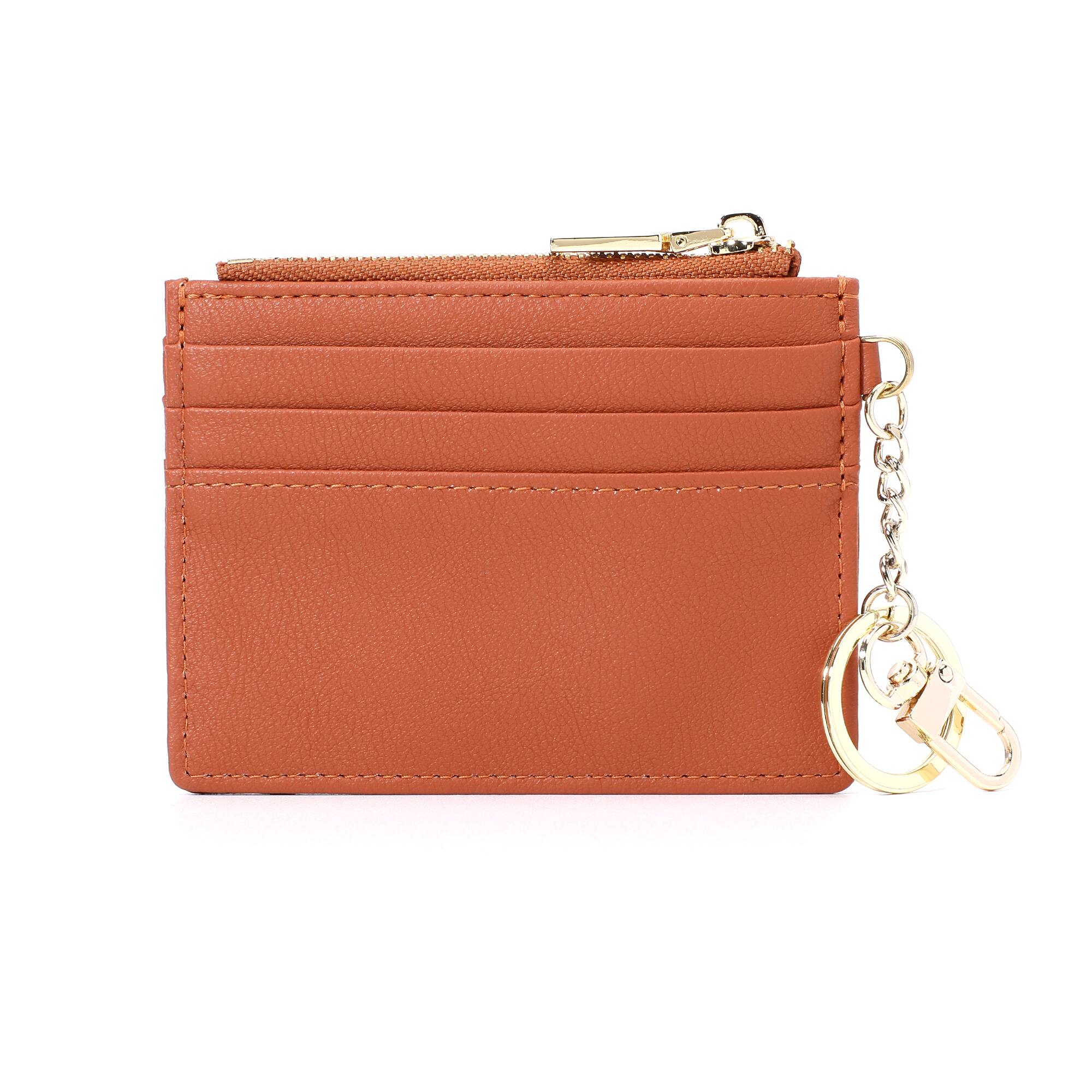 Back. Champs - Iconic Collection Keychain Cardholder - Tan.