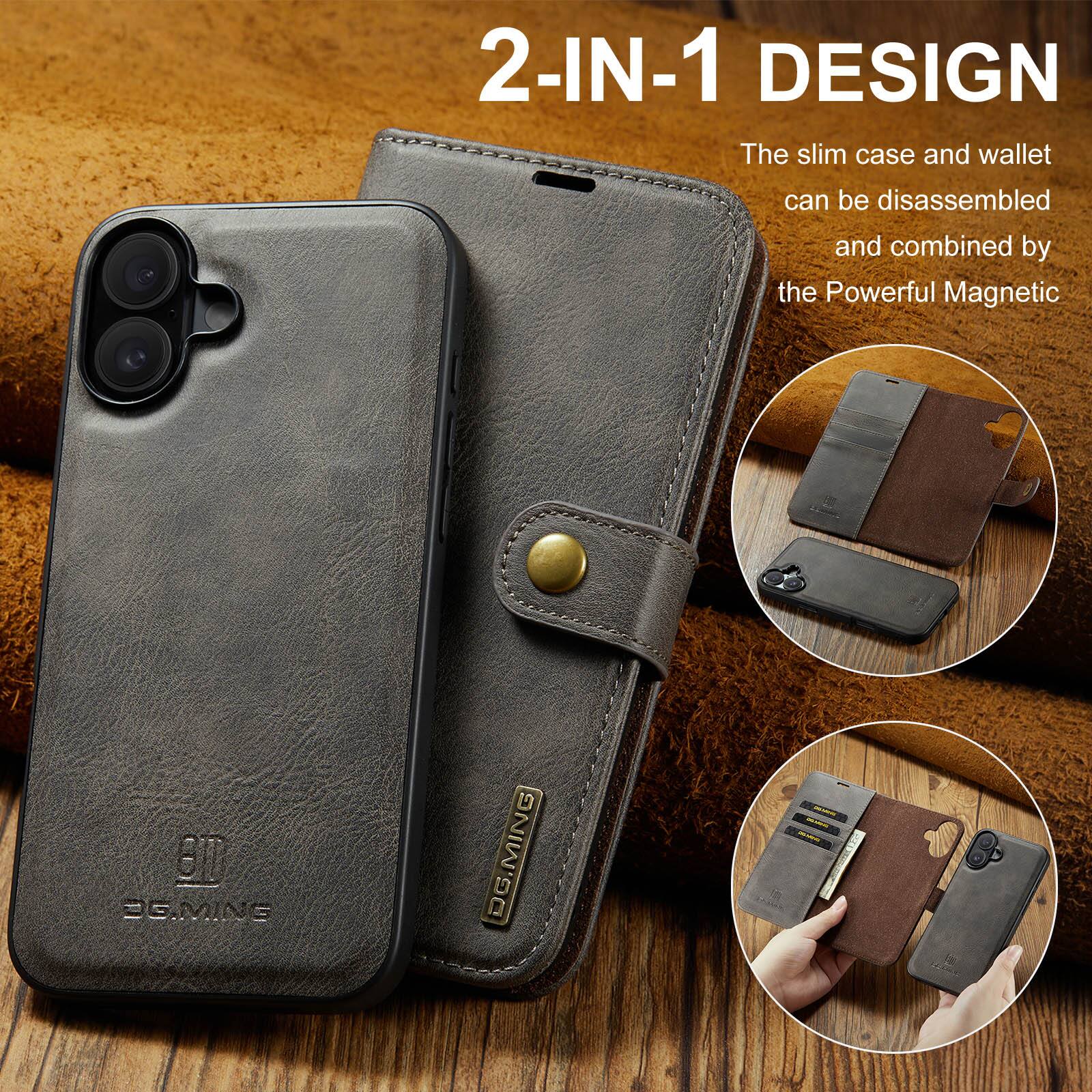 2-IN-1 DESIGN  
The slim case and wallet can be disassembled and combined by the Powerful Magnetic