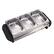 Alt View 5. MegaChef - MegaChef Buffet Server & Food Warmer With 3 Removable Sectional Trays , Heated Warming Tray and Removable Tray Frame - Silver.