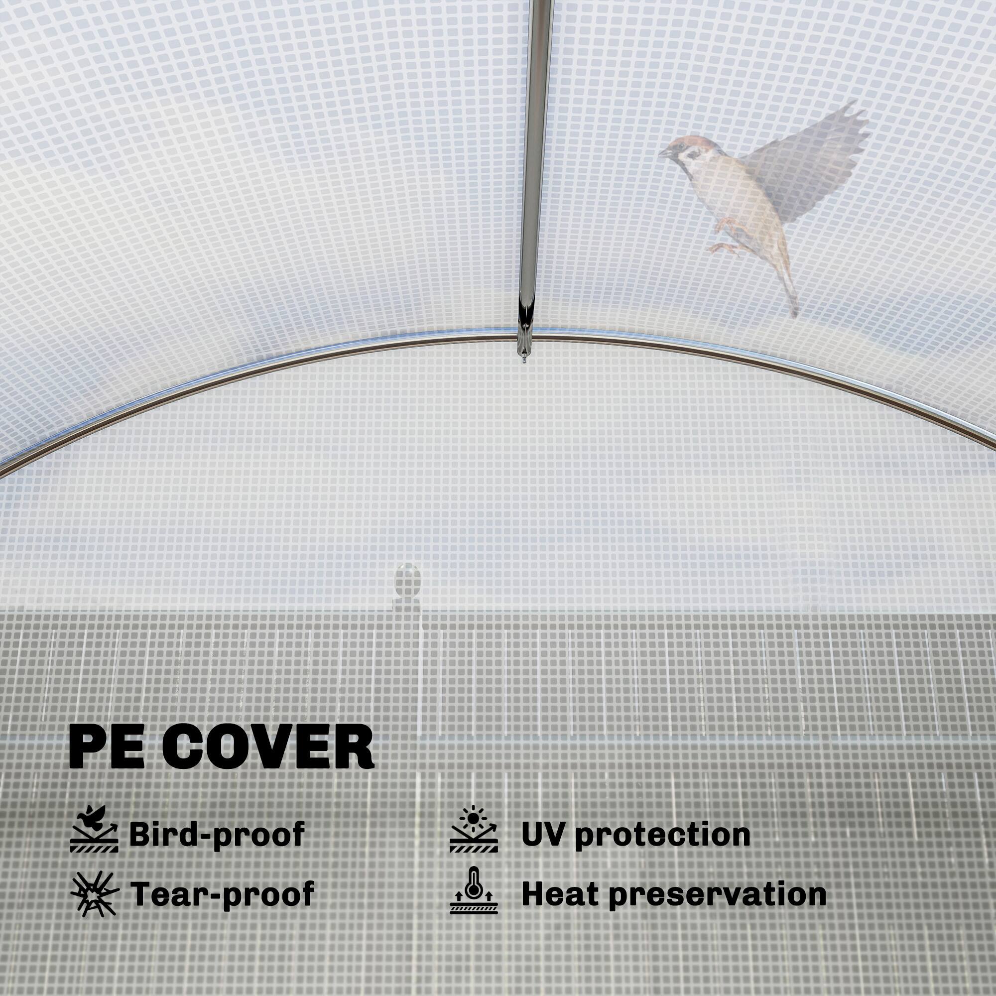 PE COVER  
- Bird-proof  
- Tear-proof  
- UV protection  
- Heat preservation