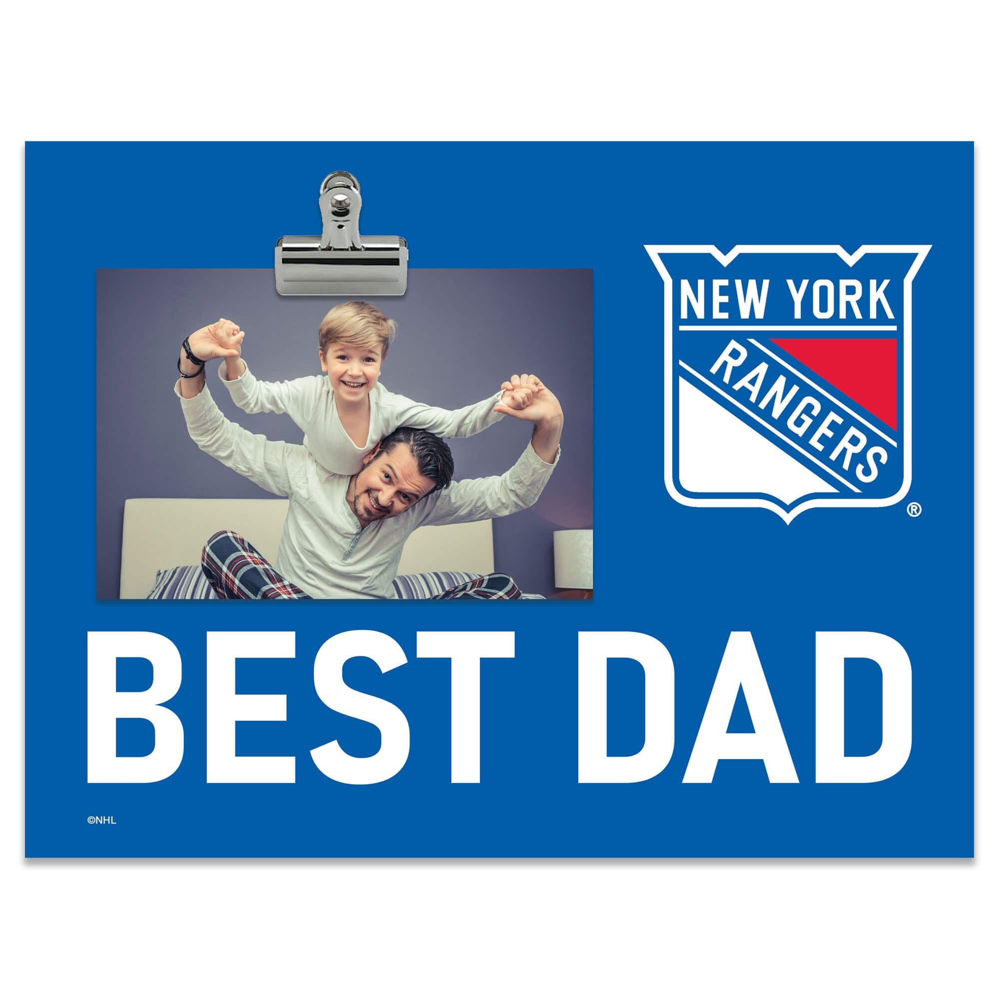 "Fan Creations - New York Rangers 8"" x 10.5"" Briteline Best Dad Clip Frame - Multicolor" price history on PriceWatchPro