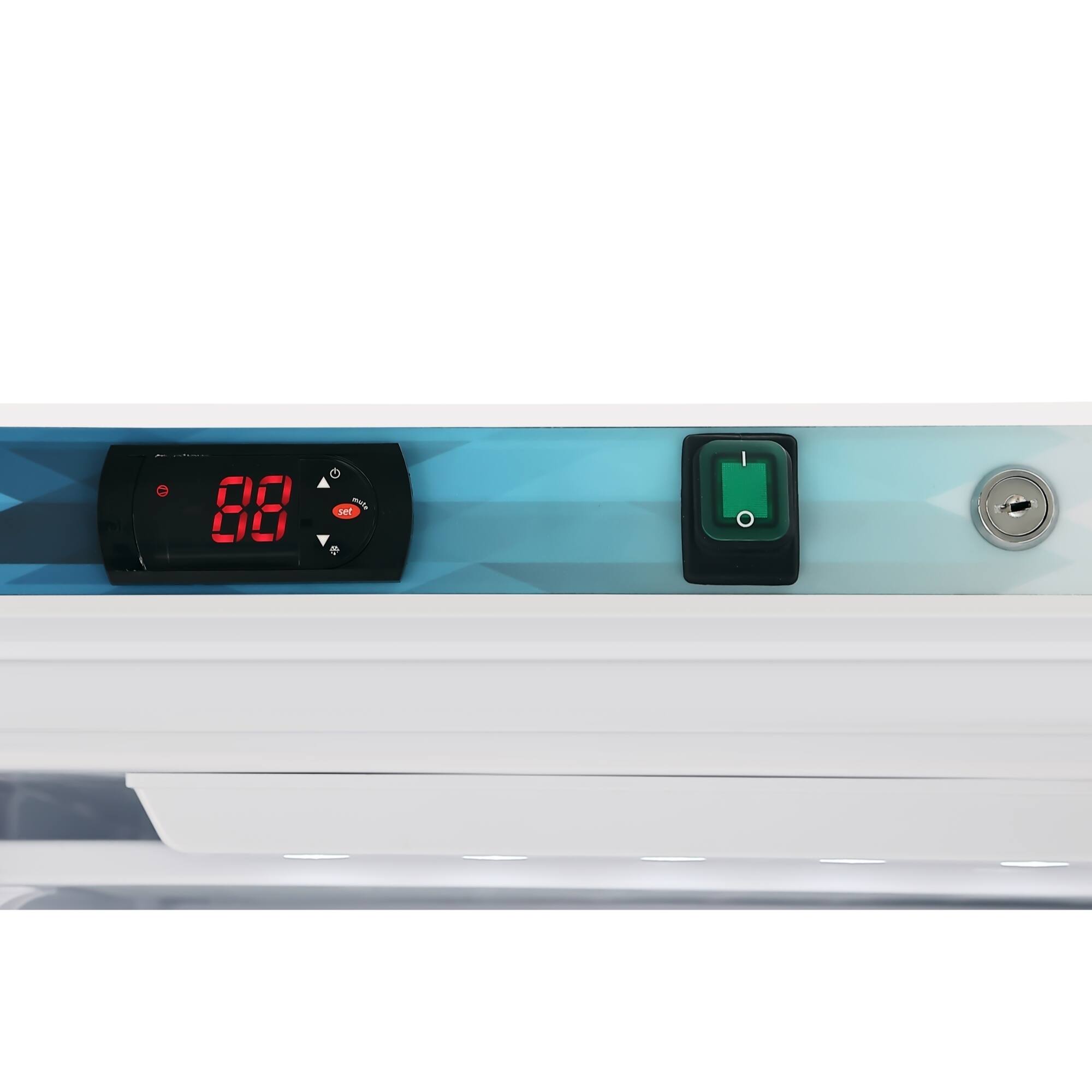 Alt View 8. Koolmore - 12 Cu. ft. Commercial Freezer with Glass Door in White - Manual Defrost (KM-FMD12WGD) - White.