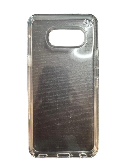 Angle. Speck - Speck Products Presidio Stay Clear LG G8 THINQ Case - Clear.
