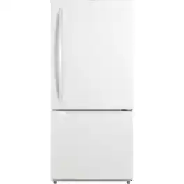 Frigidaire - 19 Cu. Ft. Standard-Depth Bottom Freezer Refrigerator - White