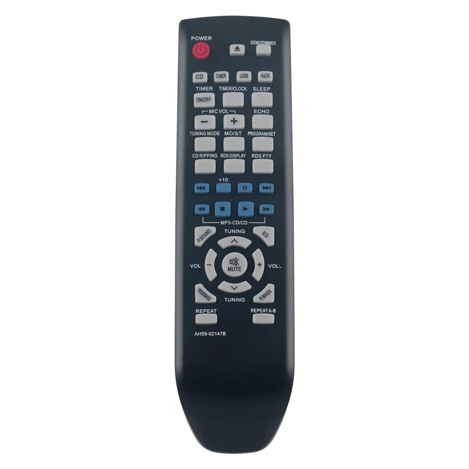 VINABTY - New AH59-02147B Replaced Remote Fits for Samsung soundbar HW-F450 HW-FM45 PS-WF450 HW-F450ZA HW-FM45C HWF450 HWFM45 - Black