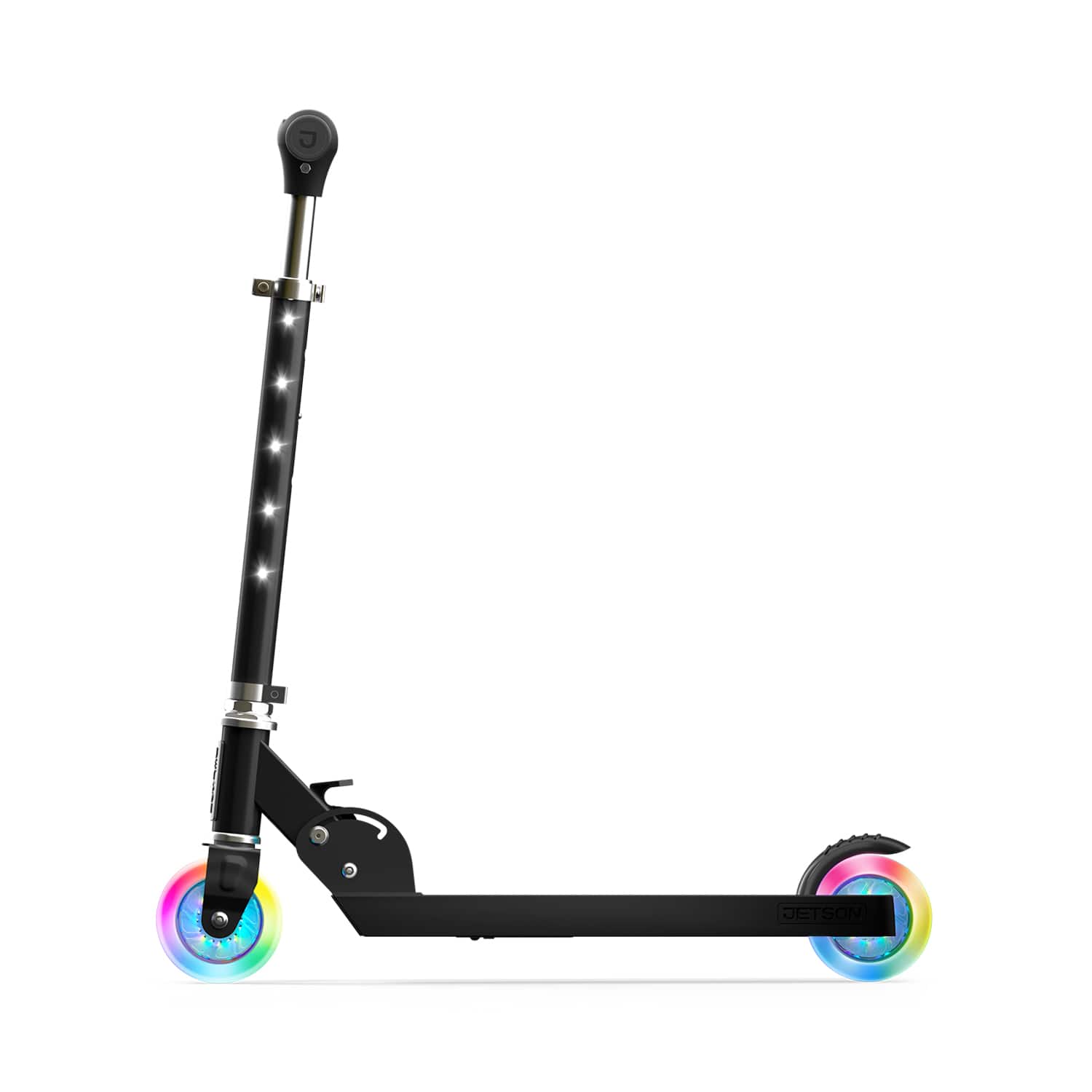 Alt View 12. Jetson - Moonbeam Kids Light-Up Kick Scooter - Black.