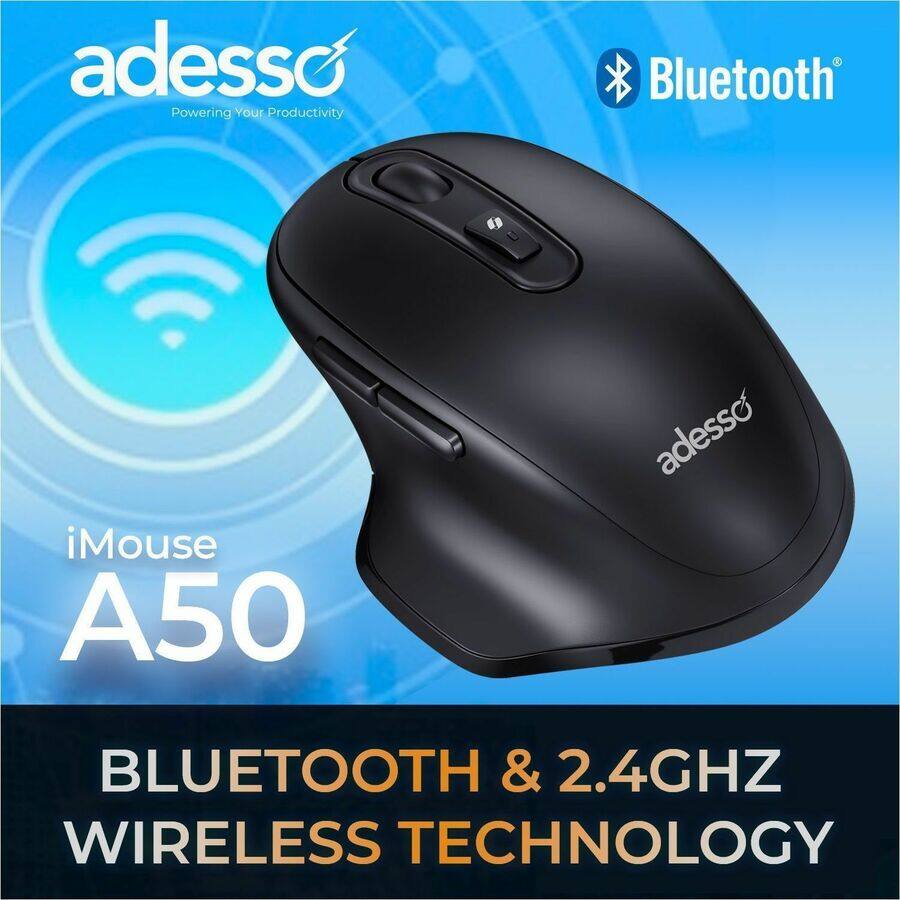 adesso  
Powering Your Productivity  

iMouse A50  

Bluetooth & 2.4GHz Wireless Technology