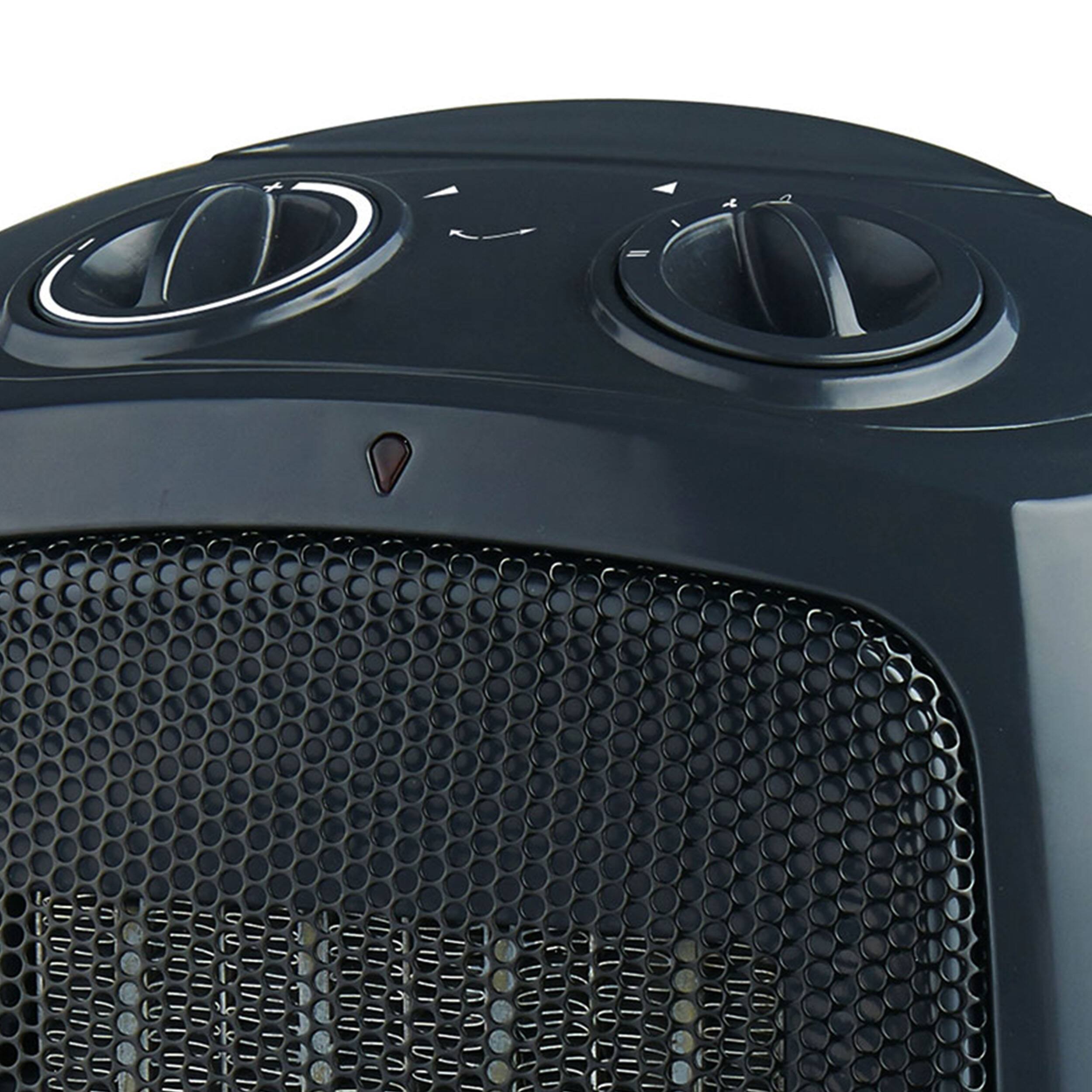 Alt View 2. Brentwood - Brentwood 1500 Watt Ceramic Fan Heater - Black.