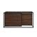Alt View 30. Walker Edison - Modern Minimal Coffee Table with Floating Shelves - Dark Walnut.