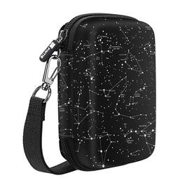 Kitcheniva - Camera Case Bag For Polaroid Snap / Polaroid ZIP / HP Sprocket Constellation - Black Constellation
