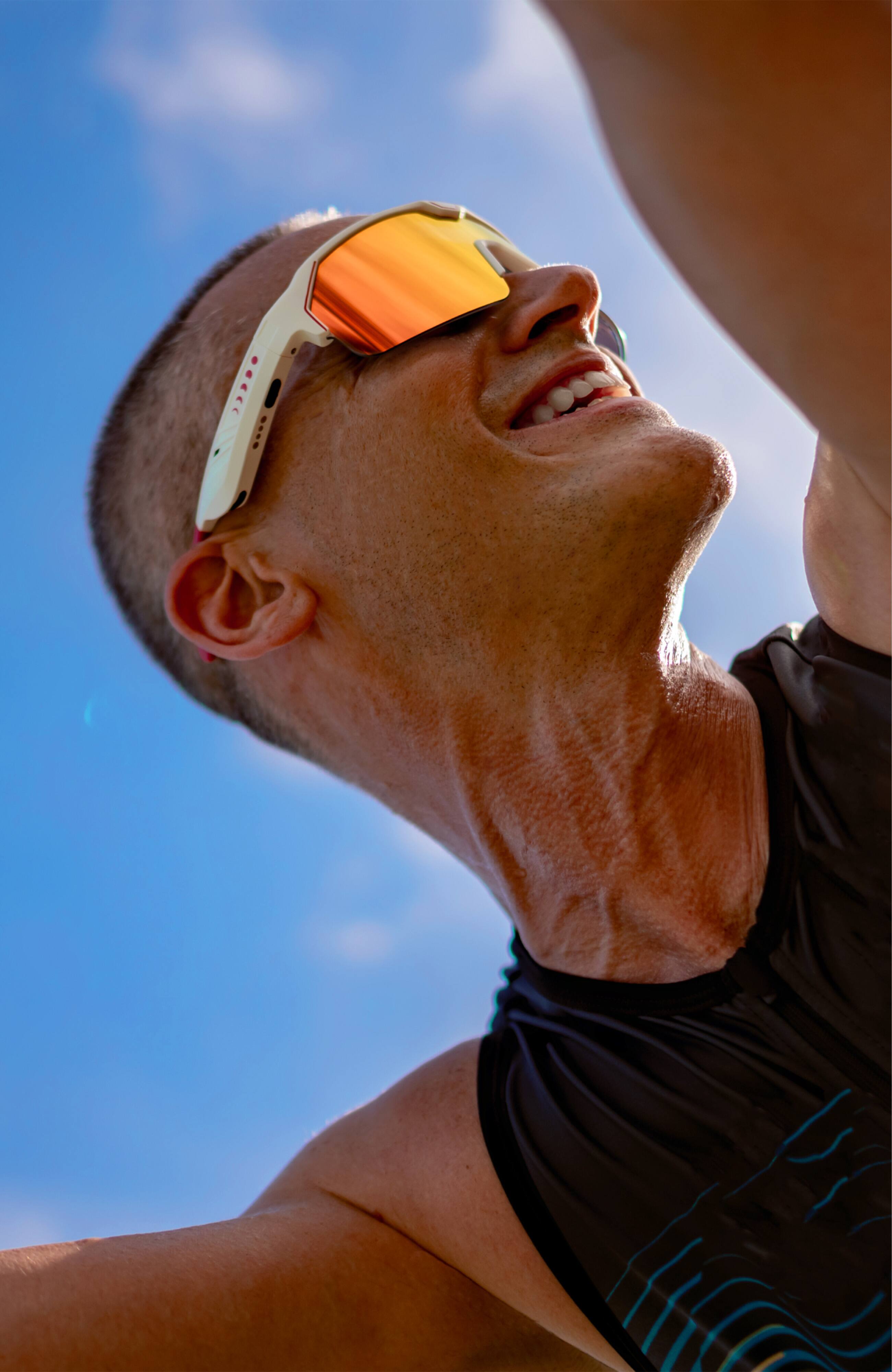 Alt View 5. Chamelo - Sport Music Music Shield Slider HVL - White frame | Fire lenses.