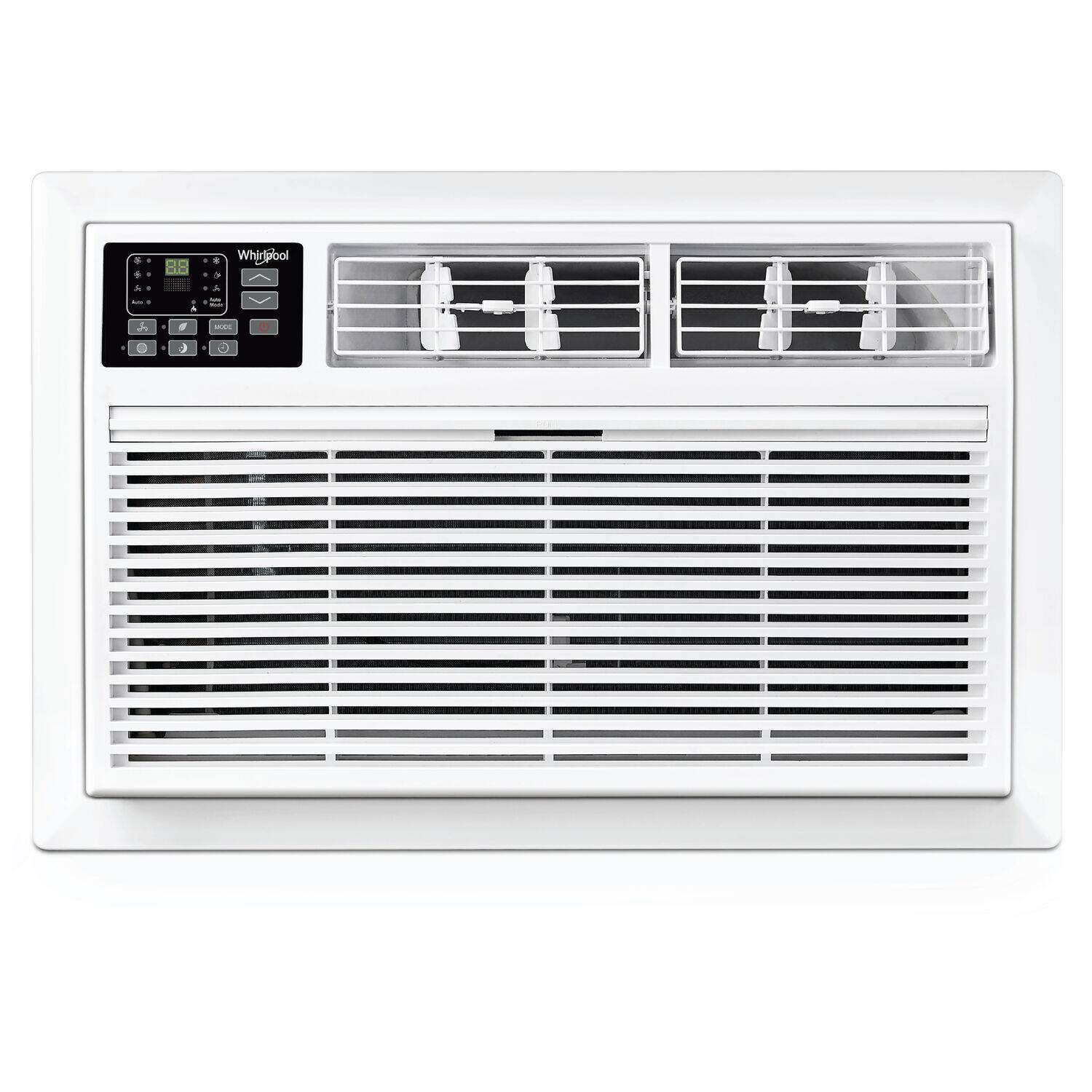 Alt View 6. Whirlpool - 550 sq ft 12,000 BTU 230V Through the Wall Air Conditioner with Supplemental Heat - White.