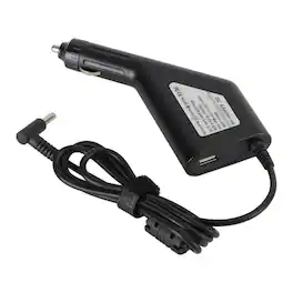 Topteng - 90W Car Charger for HP Envy 14/15&Pavilion Laptops-19.5V 4.62A with QC3.0 USB Port,4.5x3.0mm Tip,Multi-Protection Safety